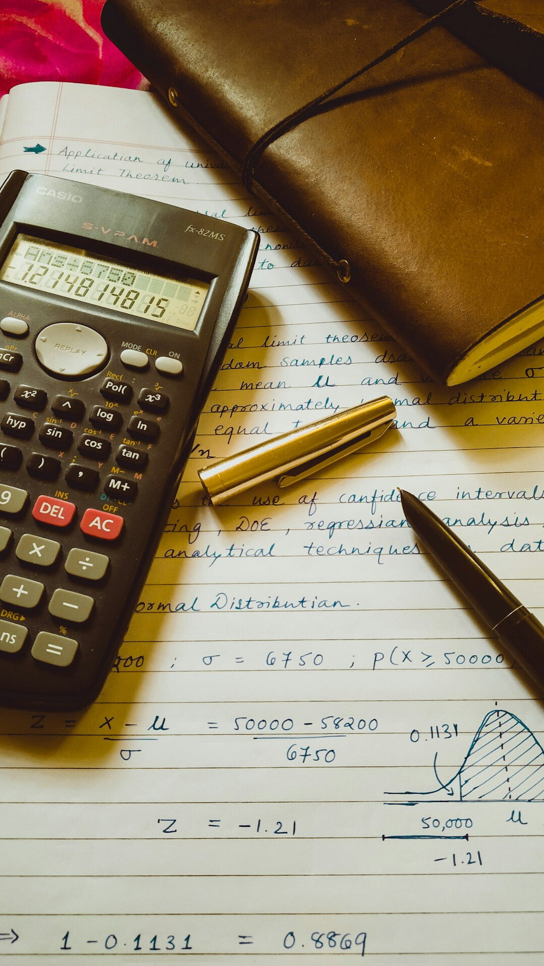 woman reviewing finances